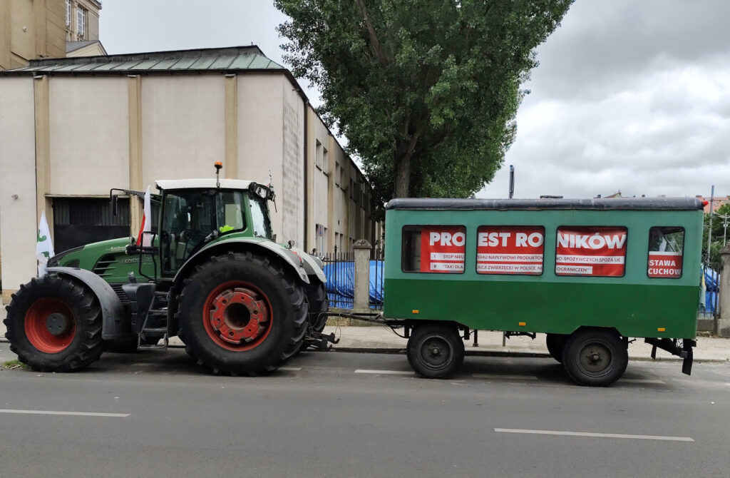 Rolnicza pikieta w Szczecinie