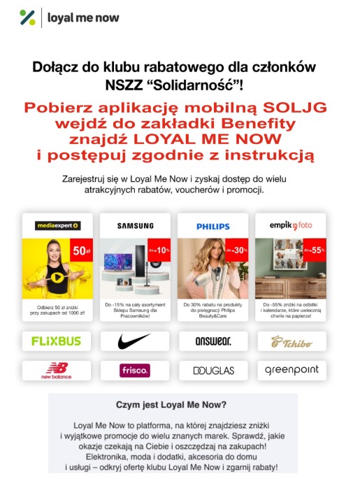 Aplikacja mobilna Soljg ze zniżkami dla członków związku