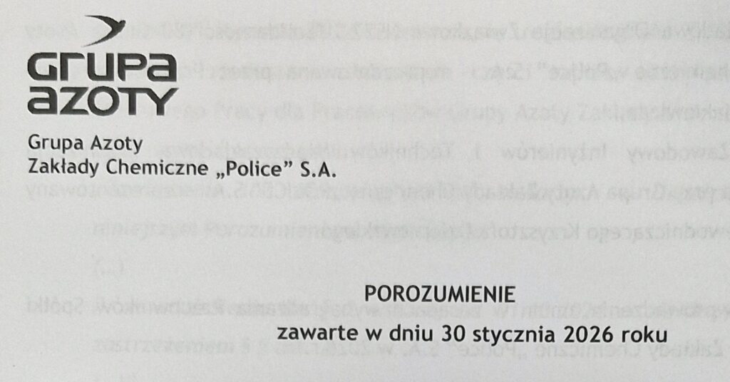 Porozumienie podpisane